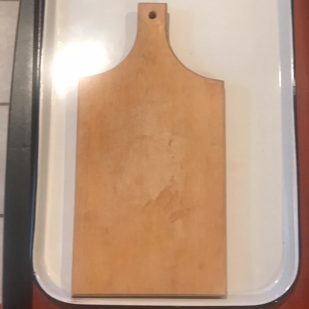 Vintage Carrot Wood Cutting Board